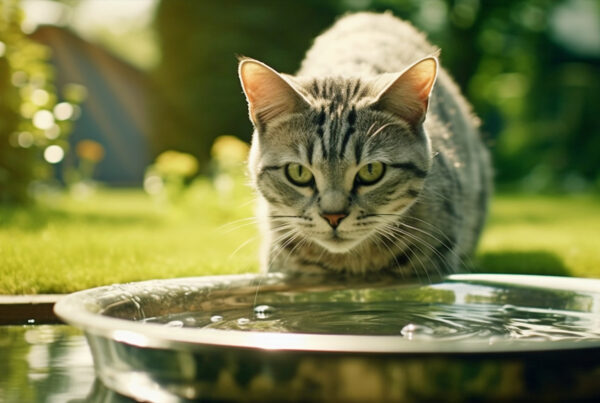 Como fazer o gato beber mais água